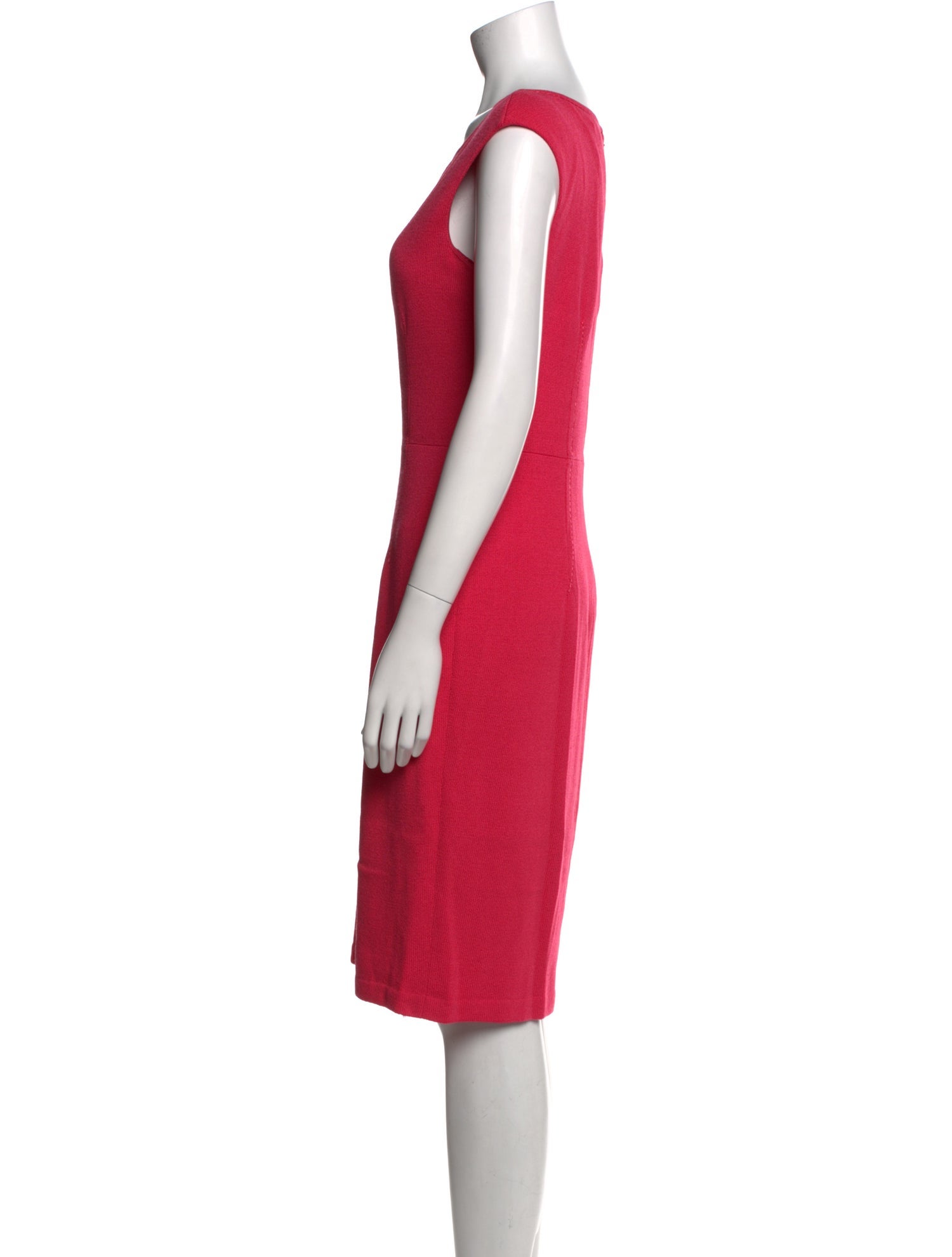 St. John Collection Wool Knee-Length Dress